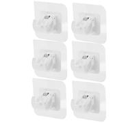 Supporti Per Aste Per Tende Autoadesivi Senza Foratura Staffe Fisse Clip Da Parete Multifunzionali Per Ufficio Bagno Cucina Asta Doccia Clip Fisse