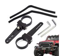 Supporti per barre leggeri, staffe di montaggio a barra leggere,2 pezzi di di montaggio luci LED porta gabbia a rullo - Cramp a tubo regolabile auto pesanti per barre