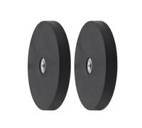 Supporti per barre luminose, set di 2 pezzi con base magnetica per presa forte, supporto per luce fendinebbia con base magnetica e filettatura interna - per veicoli camion SUV camper rimorchio Tra