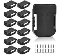 Supporti Per Batteria Makita,12 Pezzi Supporto Per Attrezzi Per Makita,18v Batteria Stoccaggio Rack,Supporto Per Batteria Per Makita Per Batteria Per utensili Agli Ioni Di litio