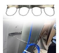 Supporti per bombole di ossigeno Kit di Rack di Fissaggio per Bombole di Gas, Supporto da Parete in Acciaio Inox per Serbatoi di Gas Propano/Argon/Ossigeno/Saldatura, Stabile e Antiribaltamento(4 Bott