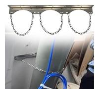 Supporti per bombole di ossigeno Kit di Rack di Fissaggio per Bombole di Gas, Supporto da Parete in Acciaio Inox per Serbatoi di Gas Propano/Argon/Ossigeno/Saldatura, Stabile e Antiribaltamento(3 Bott