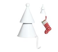 Supporti Per Calze Per La Mensola Del - Appendino Decorativo A Forma Di Albero Di Natale 3D | Gancio Per Calze Natalizie | Per Il La Mensola Il Banco L'Ingresso Soggiorno Le Festività Gli Interni