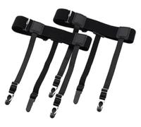 Supporti per camicie, reggicalze per camicie, bre Accessori for abiti da uomo 1 paio di cinture da uomo Clip di bloccaggio antiscivolo Camicia Giarrettiera Mantieni la camicia nascosta