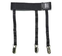 Supporti per camicie, reggicalze per camicie, bre Accessori for abiti da uomo 2 pezzi Cintura da uomo con clip di bloccaggio antiscivolo Mantieni la camicia Gamba nascosta Coscia Reggicalze Cinturino