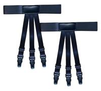 Supporti per camicie, reggicalze per camicie, bre Accessori for abiti da uomo 2 pezzi Giarrettiere da uomo Bretelle Bretelle Gamba da uomo Reggicalze elastico for reggicalze
