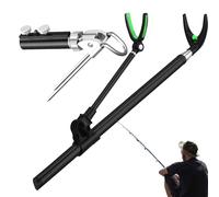 Supporti Per Canna Da Da Riva - Supporto Resistente In Acciaio Inossidabile Per Canne,questo portacanne è ottimizzato per zaino e progettato pePesca Per Barca Lago Fiume Spiaggia Attività Estive