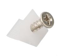 Supporti per cassetti cadenti, confezione da 100 pezzi, cunei e viti in plastica bianca, rinforzano la base rotta, 15 x 13 x 9 mm