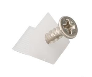 Supporti per cassetti cadenti, confezione da 100 pezzi, cunei e viti in plastica bianca, rinforzano la base rotta, 15 x 13 x 9 mm