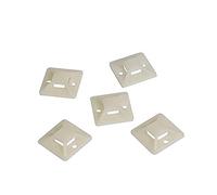 Supporti Per Cavi, 100 Pezzi, Beige, 20X20Mm