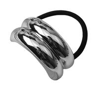 Supporti per coda di cavallo, fasce per capelli per capelli da donna - Fascetta per con coda di cavallo a doppio Fascetta per in metallo Code di,Elastici per, polsini p