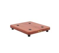 Supporti per Diffusori con Smorzamento del Suono con Base in Gomma, Audio Acustico Rumore Isolamento Piattaforma Pads Recoil Stabilizzatore per Monitor da Studio, Subwoofer e Altoparlanti(Brown,20*40c