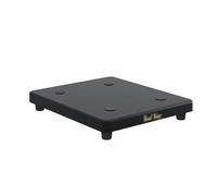 Supporti per Diffusori con Smorzamento del Suono con Base in Gomma, Audio Acustico Rumore Isolamento Piattaforma Pads Recoil Stabilizzatore per Monitor da Studio, Subwoofer e Altoparlanti(Schwarz,20*2