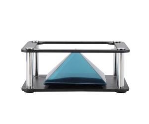 Supporti per Display Olografici 3D per Smartphone Proiettore Staffa per Ologramma per Smartphone Mobile da 3,5-6 Pollici (Stile cilindrico)
