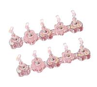 Supporti Per Esercitazione Unghie Regolabili Da 2 Con Basi In ABS Intercambiabili Display Artistici La Formazione Del Salone Set Espositori Portatili Nail Art