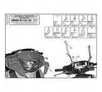 Supporti per finestrini 311AK e 313AK HONDA SH 125i-150i (09-12)