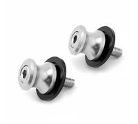 Supporti Per Forcellone Posteriore M8 Per Suzuki GSXR 1000 750 600 K1 K2 K3 K4 K5 K6 K7 K8 K9 K11, Viti Per Cavalletto Forcellone Da 8 Mm Tamponi Paratelaio Protezioni(Argento)