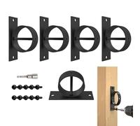 Supporti per funi - per recinzione, Supporto ad anello decorativo, Robusta sospensione a parete con superficie resistente alla corrosione per un'installazione sicura all'aperto | Utilizzo