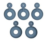 Supporti per ghiaccioli per bambini, senza gocciolamento, 5 pezzi, riutilizzabili, in silicone, facili da prendere prima di gocciolare, per viaggi, casa e attività all'aperto