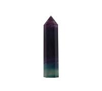 Supporti per Gioielli Point Stone guarigione Naturale Esagonale Quarzo Bacchetta Fluorite Home Decor Cassetta Porta Orecchini Bambine (B, One Size)