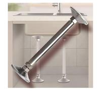Supporti per lavello regolabili in acciaio inossidabile, altezza 45,7 - 59,9 cm, staffe resistenti per lavello, piedini resistenti per un'installazione sicura, supporto di alta qualità.