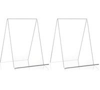 Supporti per libri, espositori per libri come portaprodotti ed espositori inclinati in formato DIN A5 in PLEXIGLAS originale. (Confezione da 2)