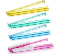 Supporti per Mahjong con polveri, supporto da gioco da tavolo, 4 pezzi, supporto per piastrelle in acrilico Mahjong, per uomini, famiglie, principianti, giovani, festa di bar, carnevale