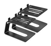 Supporti per monitor da studio - 2 supporti per altoparlanti da scrivania, supporti stabili per altoparlanti | Coppia di supporti per altoparlanti per laptop, altoparlanti da piccoli a medi per