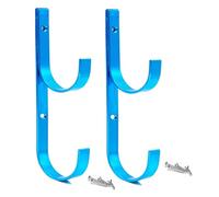 Supporti per Pali Telescopici - Supporto per Pali da Piscina PRO | Gancio di Fissaggio del Telescopico in Lega di Alluminio, Ganci per Piscina A Spazzola | Set di Ganci