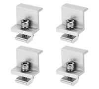 Supporti per Pannello Solare Staffe Montaggio Pannello Solare 30mm Staffe Fissaggio Pannelli Solari in Alluminio per Camper Barca Tetti con Dadi e Viti 4 Pezzi