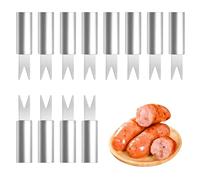 Supporti per pannocchie di mais,Supporti per pannocchie di mais | Selezioni di mais in acciaio inossidabile con manico comodo - Forchette portatili per spiedini di mais, clip per pannocchia di mais,