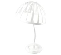 Supporti per parrucche pieghevoli, Confezione da 2 supporti for parrucche bianco nero(White)