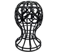 Supporti per parrucche pieghevoli, Porta Parrucca In Plastica Forma Lanterna Pieghevole Multicolor 3 Pz(Black)