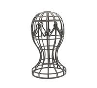 Supporti per parrucche pieghevoli, Supporto for parrucca da 4 pezzi multicolore(Grey)