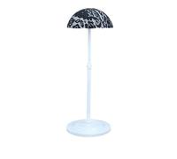 Supporti per parrucche pieghevoli, Supporto for parrucca multicolore. Intervallo di altezza 25-44 cm(Black)