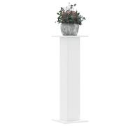 vidaXL Supporti per Piante 2 pz Bianchi 30x30x95 cm Legno Multistrato, Supporto per Fiori, Porta Fiori, Supporto per Piante da Interno, Porta Piante