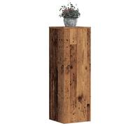 vidaXL Supporti per Piante 2 pz Legno Vecchio 33x33x100 cm Multistrato, Supporto per Fiori, Supporto per vasi per Piante, Supporto per vasi per Piante