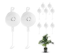 Supporti per Piante da Interno, Gancio di Supporto Retrattile, Supporto per steli delle Piante, per casa, Esterni, Balcone, Cortile, Fiori di idroponici, Vite, clematide