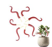 Supporti per piante, in resina per piante da interno con tentacoli, set di 7 bastoncini di supporto per piante da giardino e , per interni