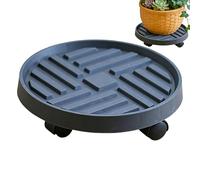 Supporti per Piante rotanti, 1 x 1 cm, Vassoio Resistente con Ruote bloccabili, Supporto Mobile per fioriere, di bloccaggio Senza mobili, per vasi da Fiori, Giardino, Balcone, Patio, per