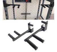 Supporti per rack per bilancieri con barra per dip da 2 pezzi, facili da