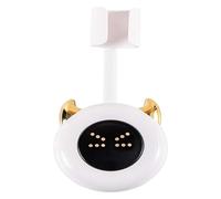 Supporti per soffioni doccia, Il supporto for maniglia for doccia di lusso con luce ad angolo regolabile viene fornito for tubo gancio(Black)