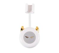 Supporti per soffioni doccia, Il supporto for maniglia for doccia di lusso con luce ad angolo regolabile viene fornito for tubo gancio(White)