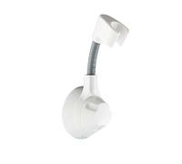 Supporti per soffioni doccia, Supporto for maniglia for doccia con regolazione universale e supporto for tubo a prova di umidità(White)