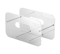 Supporti per spazio di carta, portaoggetti per piatti | Distributore di posate da 18-30 cm per armadio bancone mobile da esterno