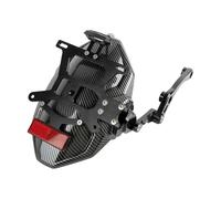 Supporti per targhe moto Per ADV 150 Per ADV150 Tutti Gli Anni Parafango Posteriore Per Moto Parafango Paraspruzzi Con/senza Supporto Per Targa Moto Staffa Portatarga(Carbon B)