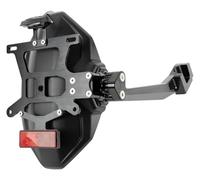 Supporti per targhe moto Per NINJA400 Per Z400 Parafango Posteriore Per Motocicletta Per Tutto L'anno Parafango Con/senza Supporto Per Targa Moto Staffa Portatarga(Black B)