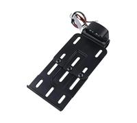 Supporti per targhe moto Per Sportster XL883 XL 1200 Dyna Low Rider FXDLS Street Bob FXDB Supporto Targa Laterale Moto Con Display LED(Type B Chrome)