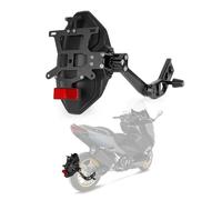 Supporti per targhe moto Per T-MAX 560 2022 2023 Parafango Posteriore Per Moto Con/senza Supporto Per Targa Moto Staffa Portatarga(Matter Black B)