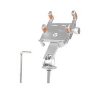 Supporti per telefono da moto, in lega di alluminio, supporto per telefono cellulare, assorbimento degli urti, per uomini e donne, moto, scooter